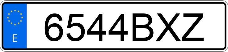 Numer rejestracyjny 6544BXZ posiada NISSAN INTERSTAR
