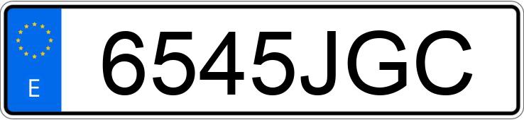 Numer rejestracyjny 6545JGC posiada FIAT DUCATO