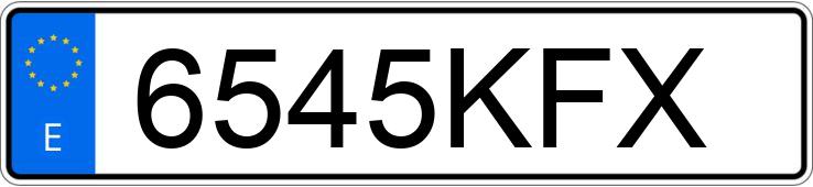Numer rejestracyjny 6545KFX posiada RENAULT TRAFIC Numer rejestracyjny 6545KFX posiada RENAULT TRAFIC