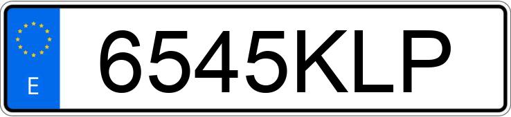 Numer rejestracyjny 6545KLP posiada AUDI A4