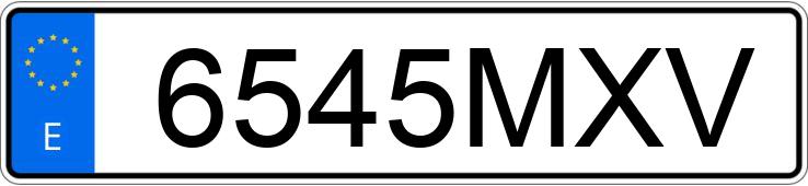 Numer rejestracyjny 6545MXV posiada RENAULT EXPRESS Numer rejestracyjny 6545MXV posiada RENAULT EXPRESS