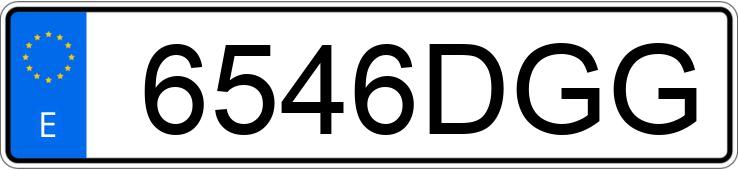 Numer rejestracyjny 6546DGG posiada SEAT LEON