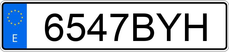 Numer rejestracyjny 6547BYH posiada FORD MONDEO