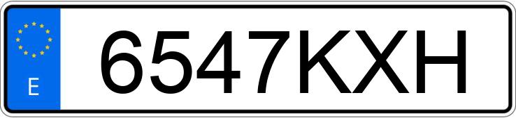 Numer rejestracyjny 6547KXH posiada KAWASAKI J