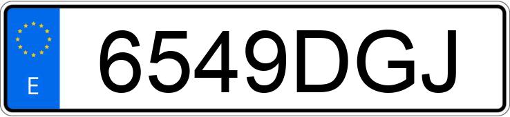 Numer rejestracyjny 6549DGJ posiada VOLKSWAGEN GOLF Numer rejestracyjny 6549DGJ posiada VOLKSWAGEN GOLF