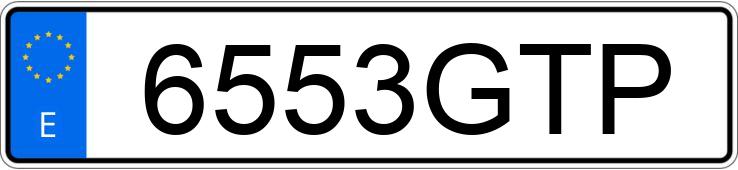 Il numero di registrazione 6553GTP ha CITROEN C5