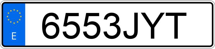 Numer rejestracyjny 6553JYT posiada HYUNDAI TUCSON