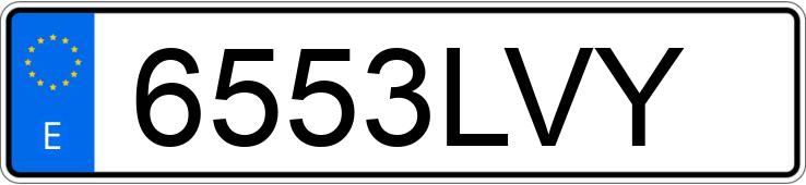 Numer rejestracyjny 6553LVY posiada PEUGEOT 2008