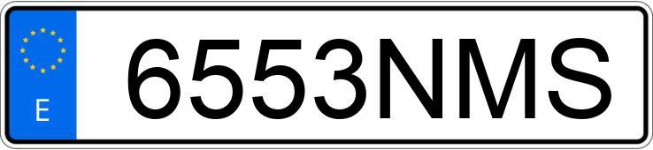Numer rejestracyjny 6553NMS posiada VOLVO XC60