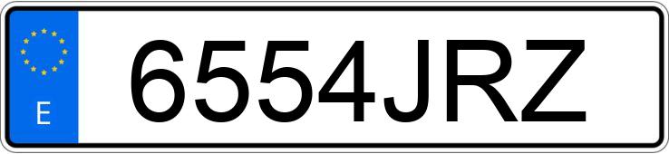 Numer rejestracyjny 6554JRZ posiada MAZDA MAZDA2