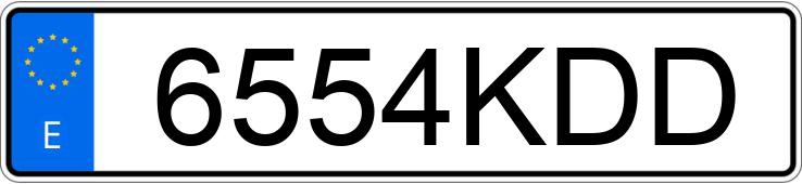 Numer rejestracyjny 6554KDD posiada NISSAN QASHQAI Numer rejestracyjny 6554KDD posiada NISSAN QASHQAI