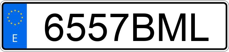 Numer rejestracyjny 6557BML posiada PEUGEOT BOXER