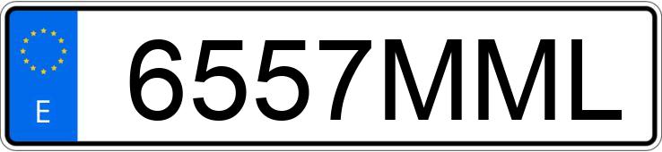 Numer rejestracyjny 6557MML posiada VOLKSWAGEN TOURAN Numer rejestracyjny 6557MML posiada VOLKSWAGEN TOURAN