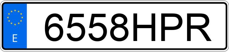 Le numéro d’enregistrement 6558HPR a LAND ROVER RANGE ROVER EVOQUE Le numéro d’enregistrement 6558HPR a LAND ROVER RANGE ROVER EVOQUE