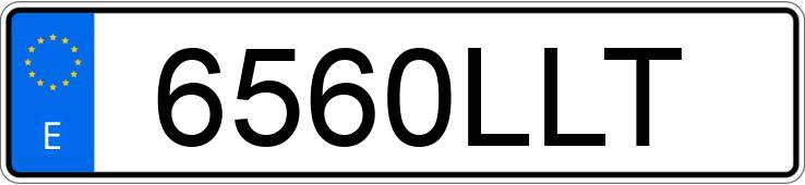 Numer rejestracyjny 6560LLT posiada PEUGEOT 2008 Numer rejestracyjny 6560LLT posiada PEUGEOT 2008