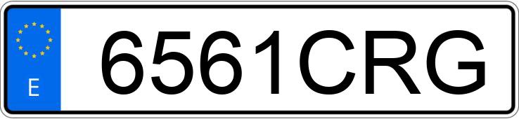 Numer rejestracyjny 6561CRG posiada FORD FOCUS