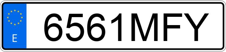 Numer rejestracyjny 6561MFY posiada AUDI Q5 Numer rejestracyjny 6561MFY posiada AUDI Q5