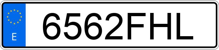 Numer rejestracyjny 6562FHL posiada SKODA FABIA Numer rejestracyjny 6562FHL posiada SKODA FABIA