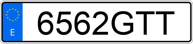 Numer rejestracyjny 6562GTT posiada SUZUKI ALTO