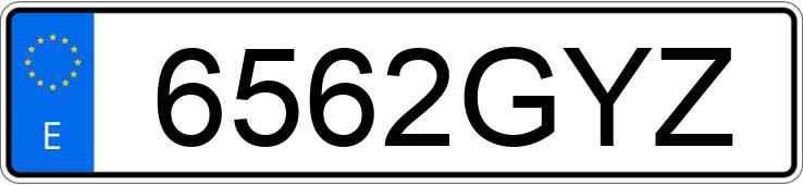 Numer rejestracyjny 6562GYZ posiada MERCEDES VITO Numer rejestracyjny 6562GYZ posiada MERCEDES VITO