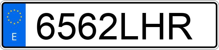 Numer rejestracyjny 6562LHR posiada PORSCHE 911