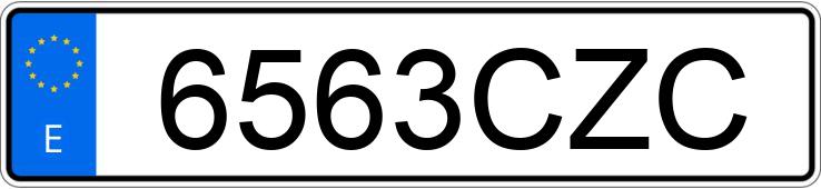 Numer rejestracyjny 6563CZC posiada OPEL ZAFIRA Numer rejestracyjny 6563CZC posiada OPEL ZAFIRA