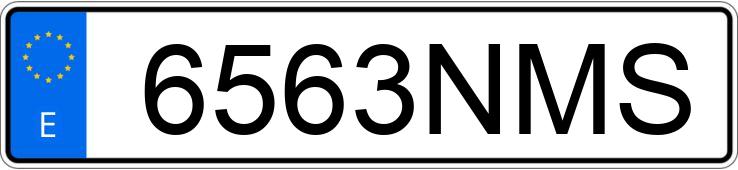 Numer rejestracyjny 6563NMS posiada OPEL CORSA