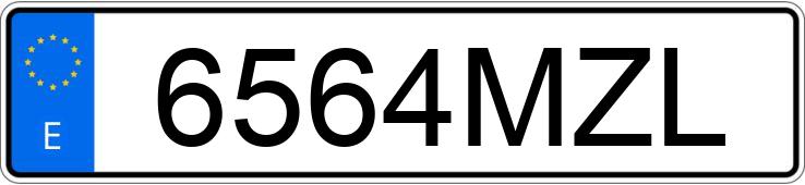 Numer rejestracyjny 6564MZL posiada AUDI Q7