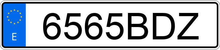 Numer rejestracyjny 6565BDZ posiada MERCEDES C 250 (202)