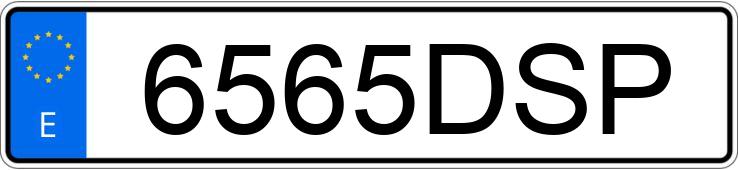 Numer rejestracyjny 6565DSP posiada MERCEDES SLK (170-171)