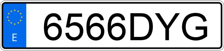 Numer rejestracyjny 6566DYG posiada PEUGEOT 407