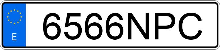Numer rejestracyjny 6566NPC posiada FORD PUMA