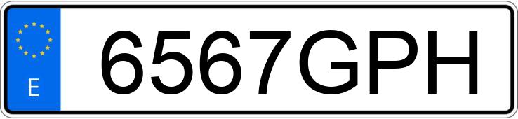 Numer rejestracyjny 6567GPH posiada OPEL ASTRA