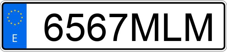 Numer rejestracyjny 6567MLM posiada RENAULT CAPTUR