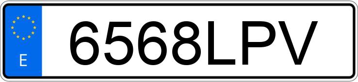 Numer rejestracyjny 6568LPV posiada FIAT 500