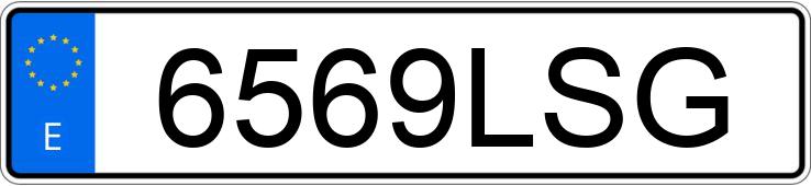 Numer rejestracyjny 6569LSG posiada MERCEDES A (176)