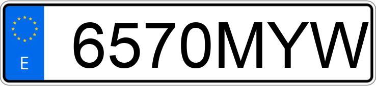 Numer rejestracyjny 6570MYW posiada VOLKSWAGEN T-ROC Numer rejestracyjny 6570MYW posiada VOLKSWAGEN T-ROC