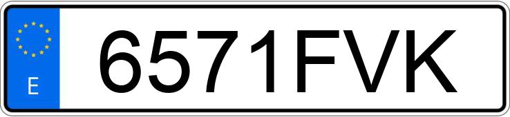 Numer rejestracyjny 6571FVK posiada KIA CEED