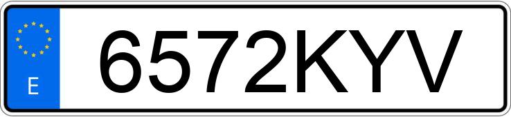 Numer rejestracyjny 6572KYV posiada BMW SERIE 8 Numer rejestracyjny 6572KYV posiada BMW SERIE 8