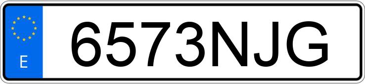 Numer rejestracyjny 6573NJG posiada SEAT IBIZA