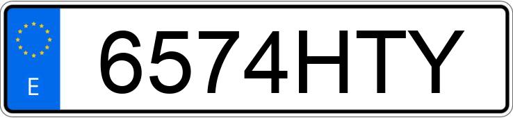 Numer rejestracyjny 6574HTY posiada MERCEDES B (246/242)