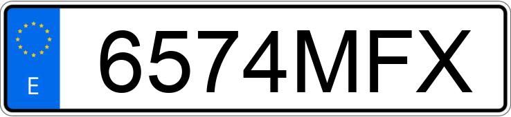 Numer rejestracyjny 6574MFX posiada NISSAN QASHQAI Numer rejestracyjny 6574MFX posiada NISSAN QASHQAI