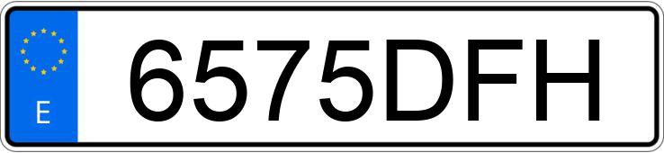 Numer rejestracyjny 6575DFH posiada MERCEDES E 270 (210)