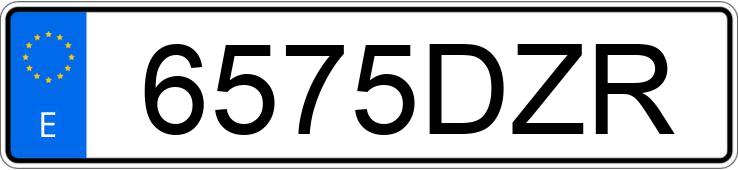 Numer rejestracyjny 6575DZR posiada AUDI A4
