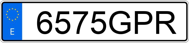 Numer rejestracyjny 6575GPR posiada BMW SERIE 1