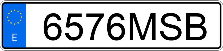 Numer rejestracyjny 6576MSB posiada CITROEN JUMPER