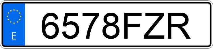 Numer rejestracyjny 6578FZR posiada FORD FOCUS CC