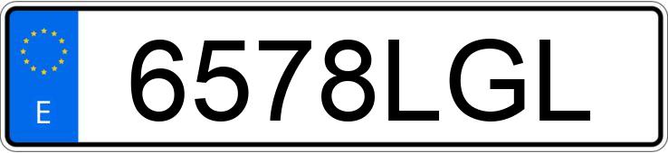 Numer rejestracyjny 6578LGL posiada FORD TRANSIT