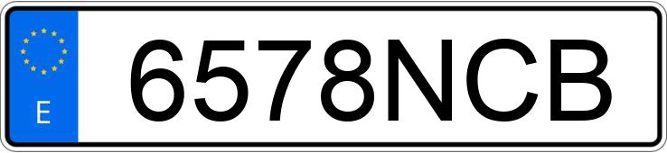 Numer rejestracyjny 6578NCB posiada VOLKSWAGEN POLO