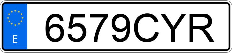 Numer rejestracyjny 6579CYR posiada FORD TRANSIT